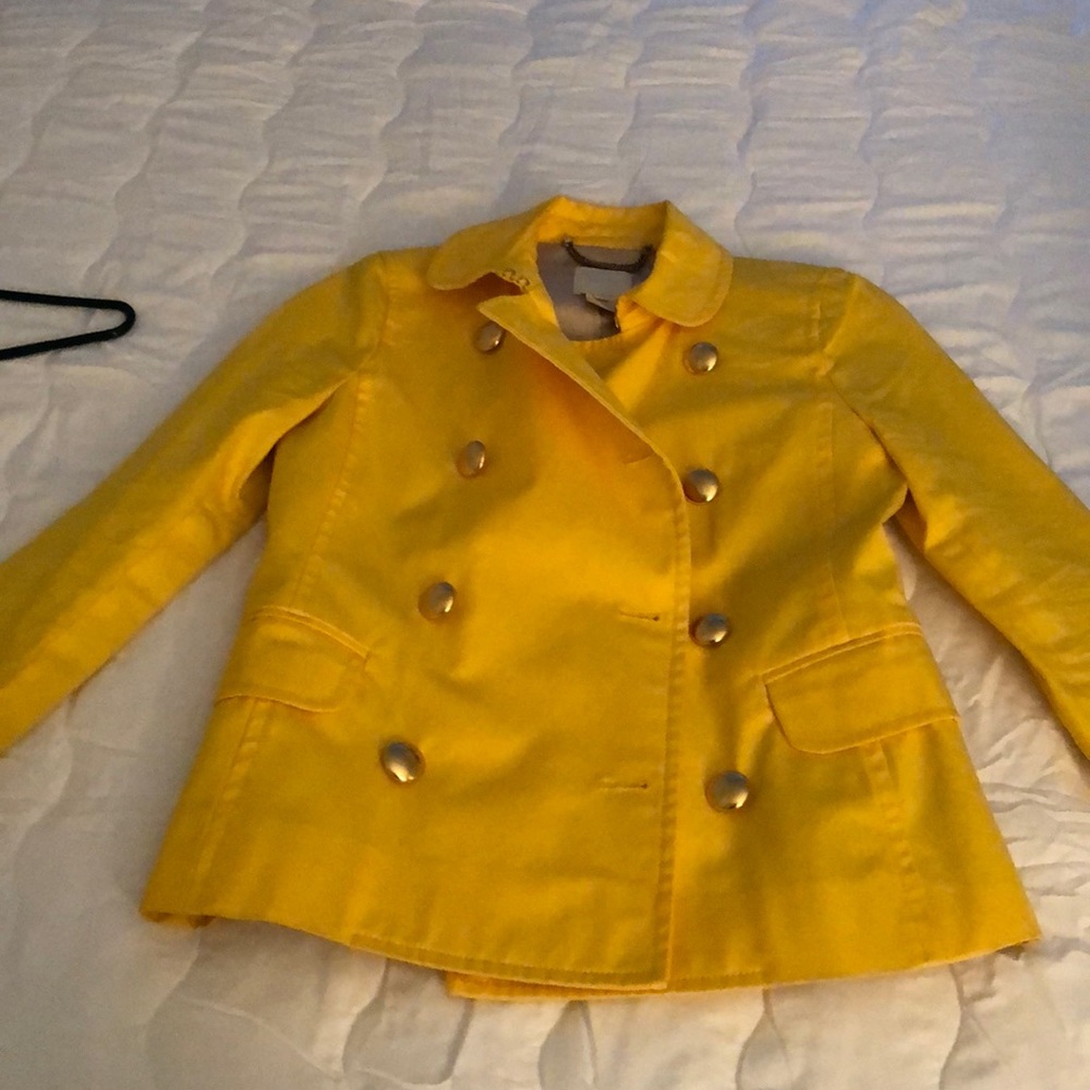 Jcrew yellow jacket